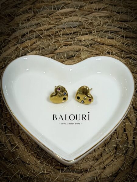 LOVE STUD EARRINGS