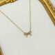 BOW CHARM NECKLACE