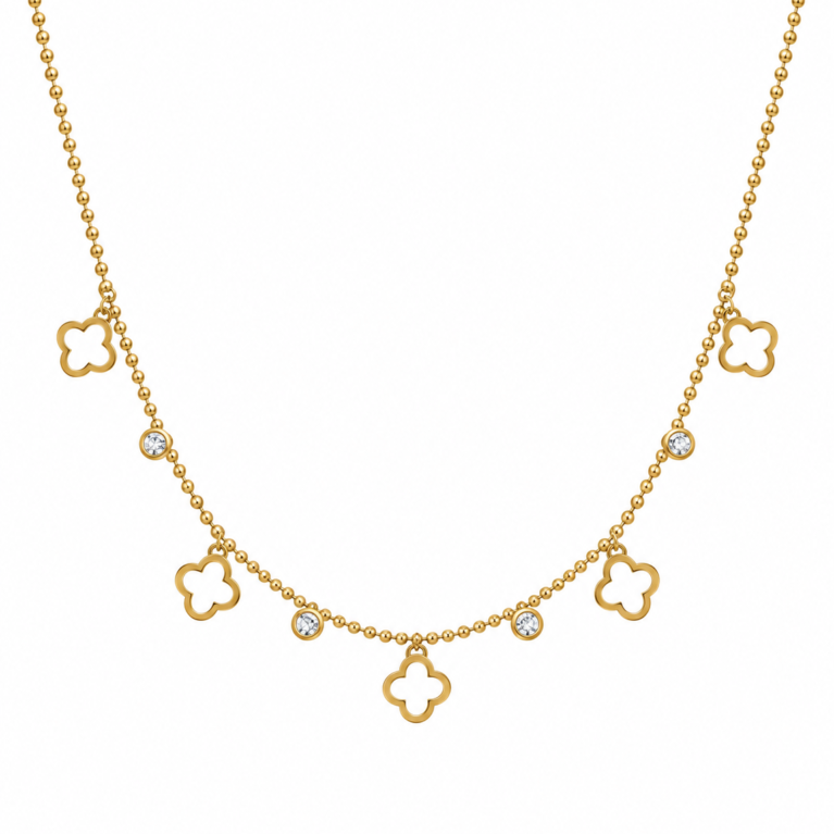 GOLD ZIRCONE NECKLACE