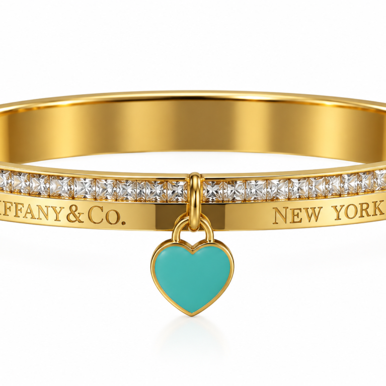 JADE HEART BANGLE