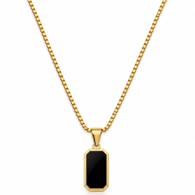 B&W DUO NECKLACE