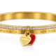 ROUGE HEART BANGLE