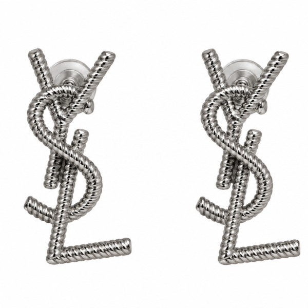 YSL SILVER EARRINGS