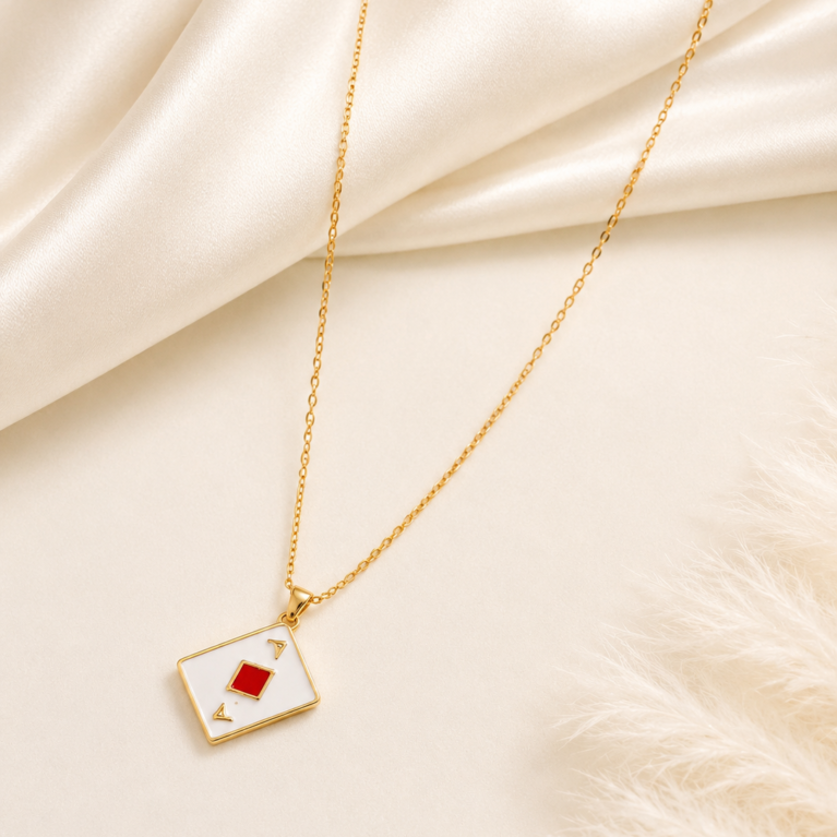 RED ACE NECKLACE