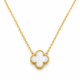 WHITE CLOVER NECKLACE