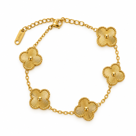 GOLD CLOVER BRACELET